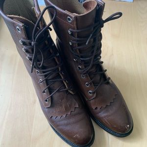 Justin Hiram #506 boots in brown